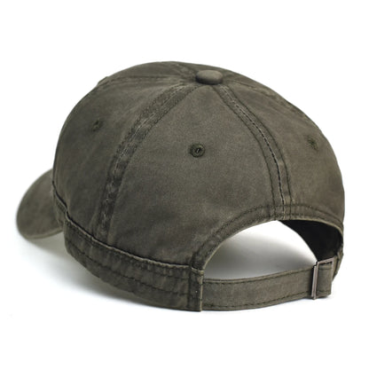 Washed Cotton Vintage Adjustable Baseball Cap