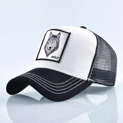Wolf Patch Trucker Cap
