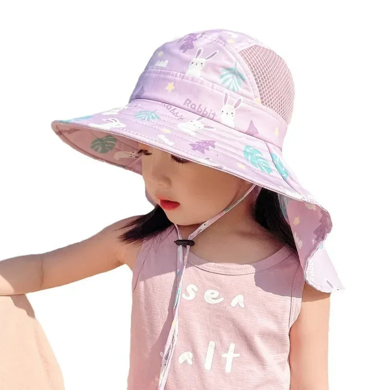 Unisex Large Brim UV Protection Fisherman Hat