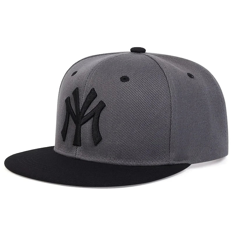 Classic Letter Embroidery Unisex Snapback Cap