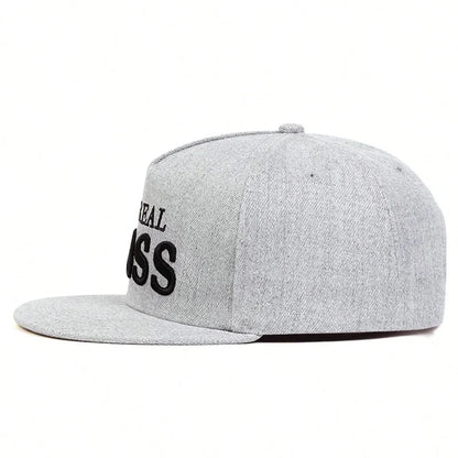 Unisex THE REAL BOSS Embroidery Hip-hop Hats