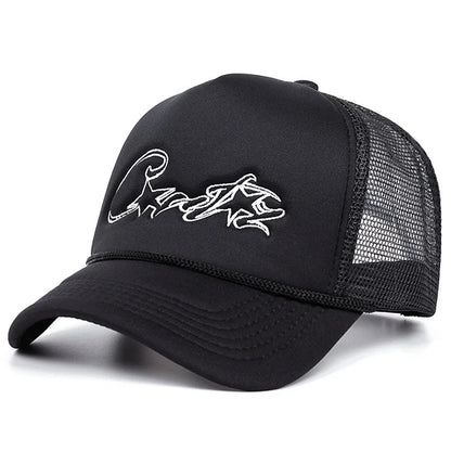 American Letter Mesh Baseball Cap