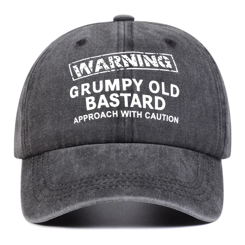 Letter Printed Adjustable Duckbill Baseball Hat