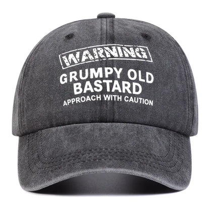 Letter Printed Adjustable Duckbill Baseball Hat