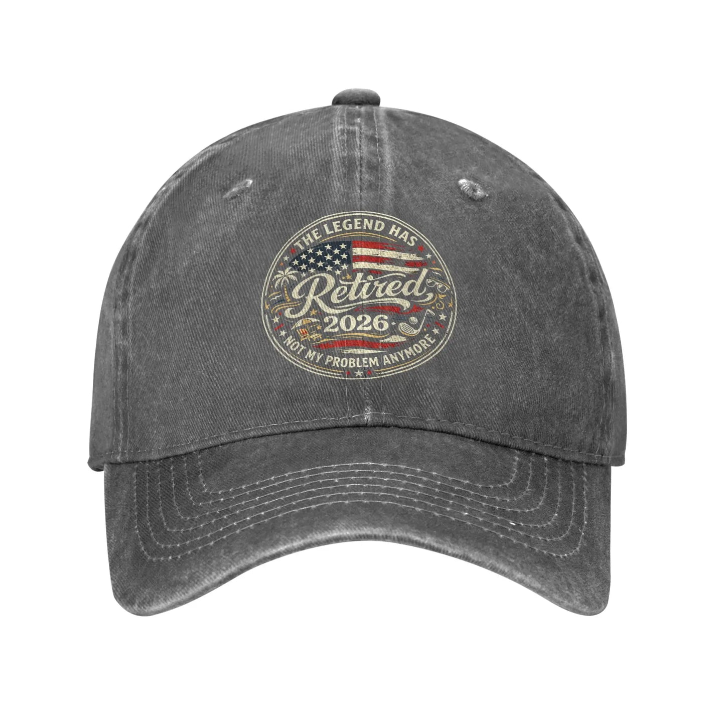 The Legend Has Retired 2026 Funny Baseball Cap