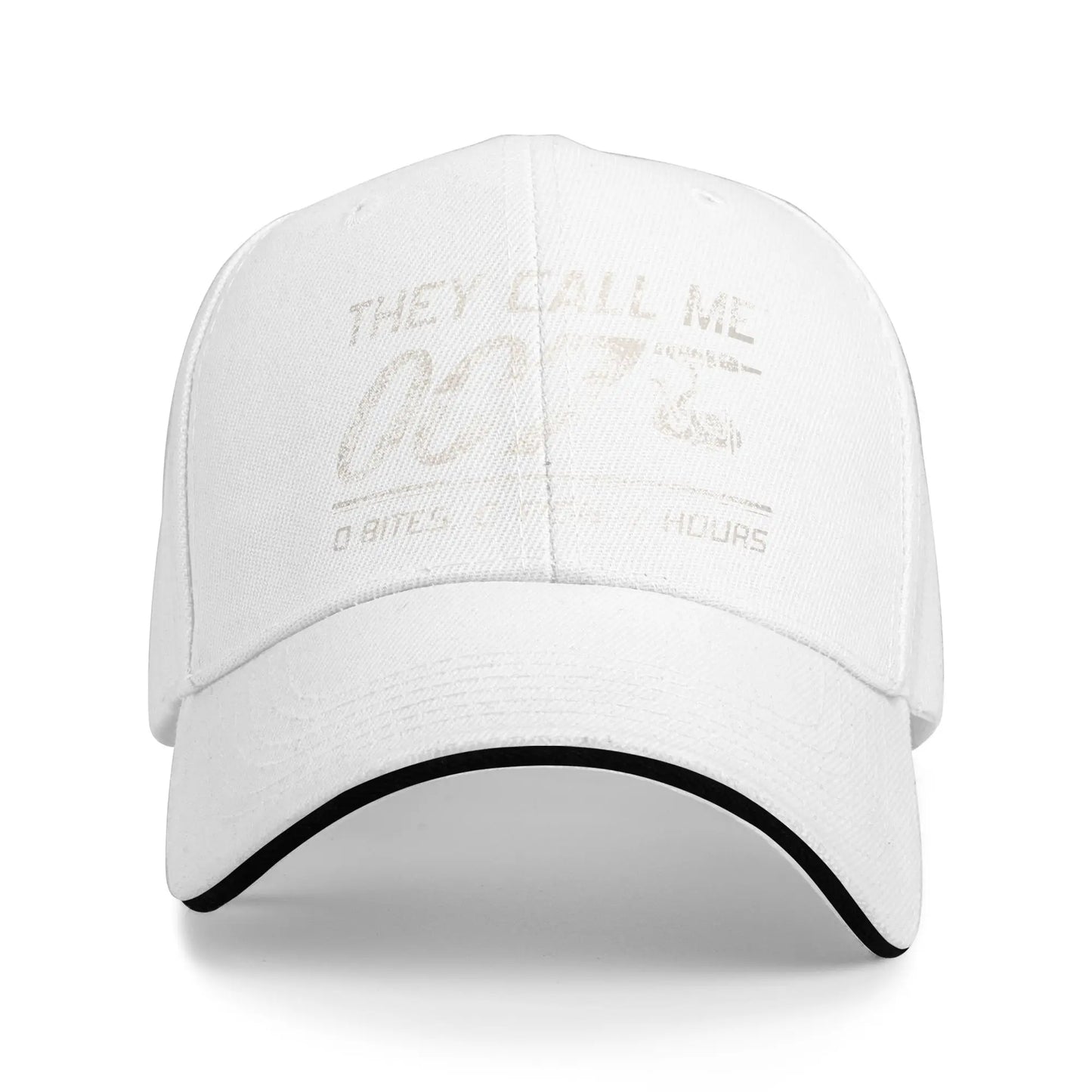Funny Fishing 007 Angler Joke Snapback Baseball Cap
