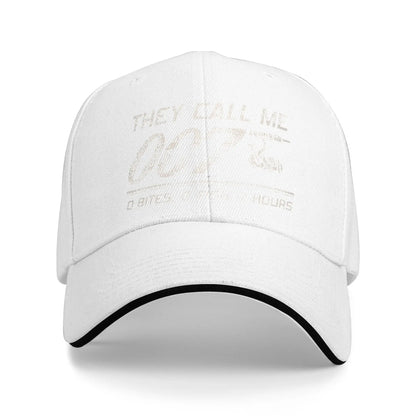 Funny Fishing 007 Angler Joke Snapback Baseball Cap