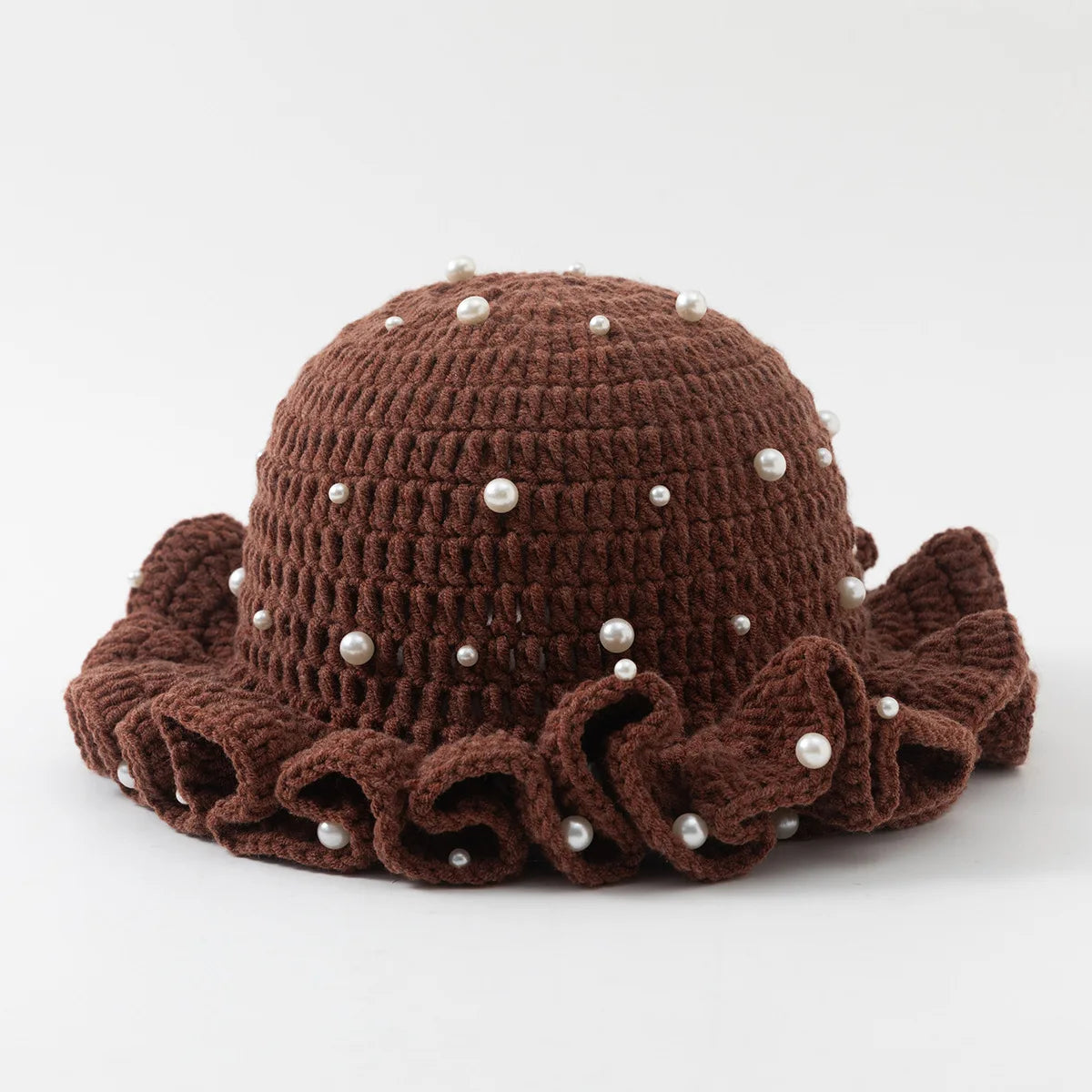 Handmade Crochet Winter Fisherman Bucket Hat