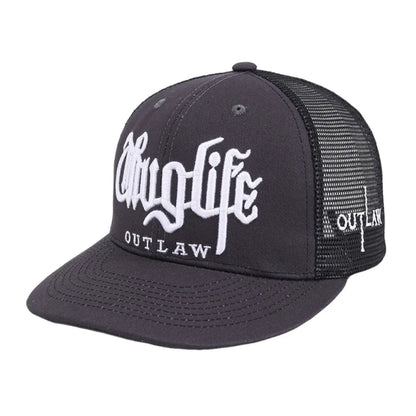 Hip Hop Flat Brim Embroidery Snapback Cap