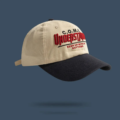 Unisex Letter Embroidery Cotton Baseball Cap