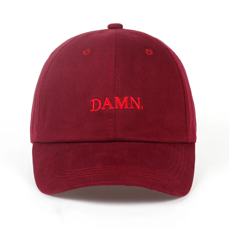 Luxury New Unisex DAMN Embroidery Baseball Designer C