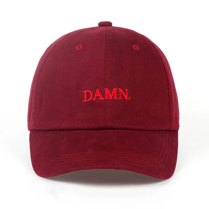 Luxury New Unisex DAMN Embroidery Baseball Designer C