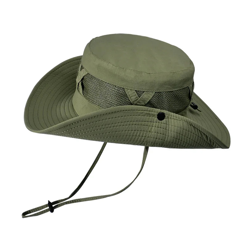Men's Xinbaoguan Nylon Wide Brim Breathable Fishing Hat
