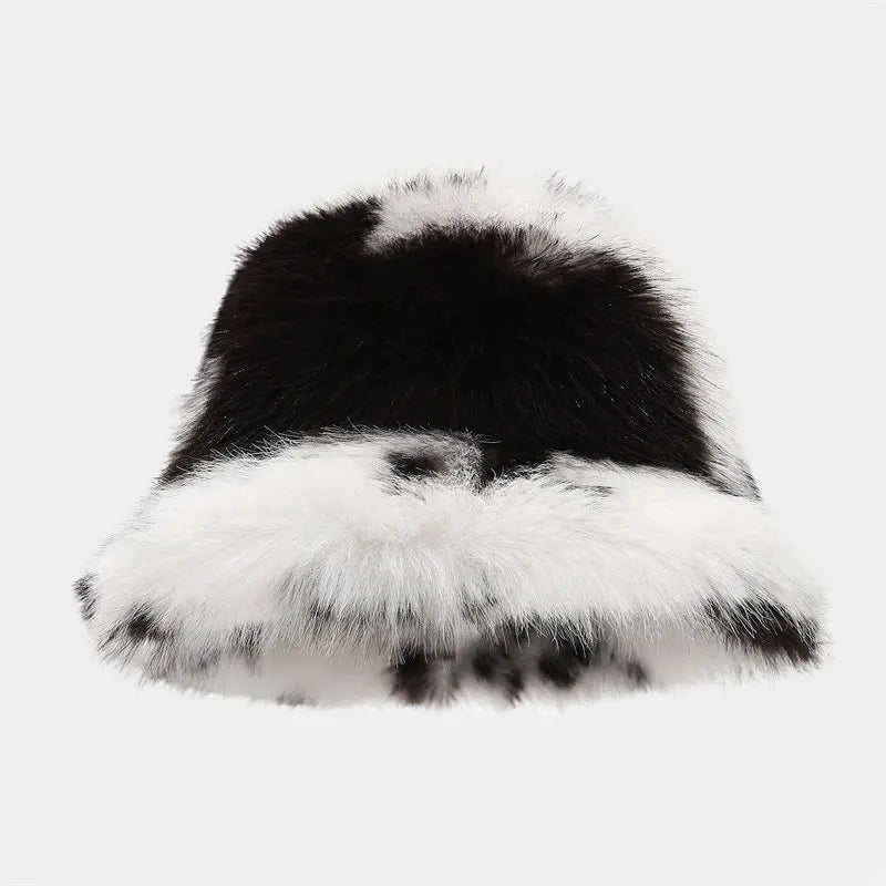 Winter Printed Polyester Bucket Hat