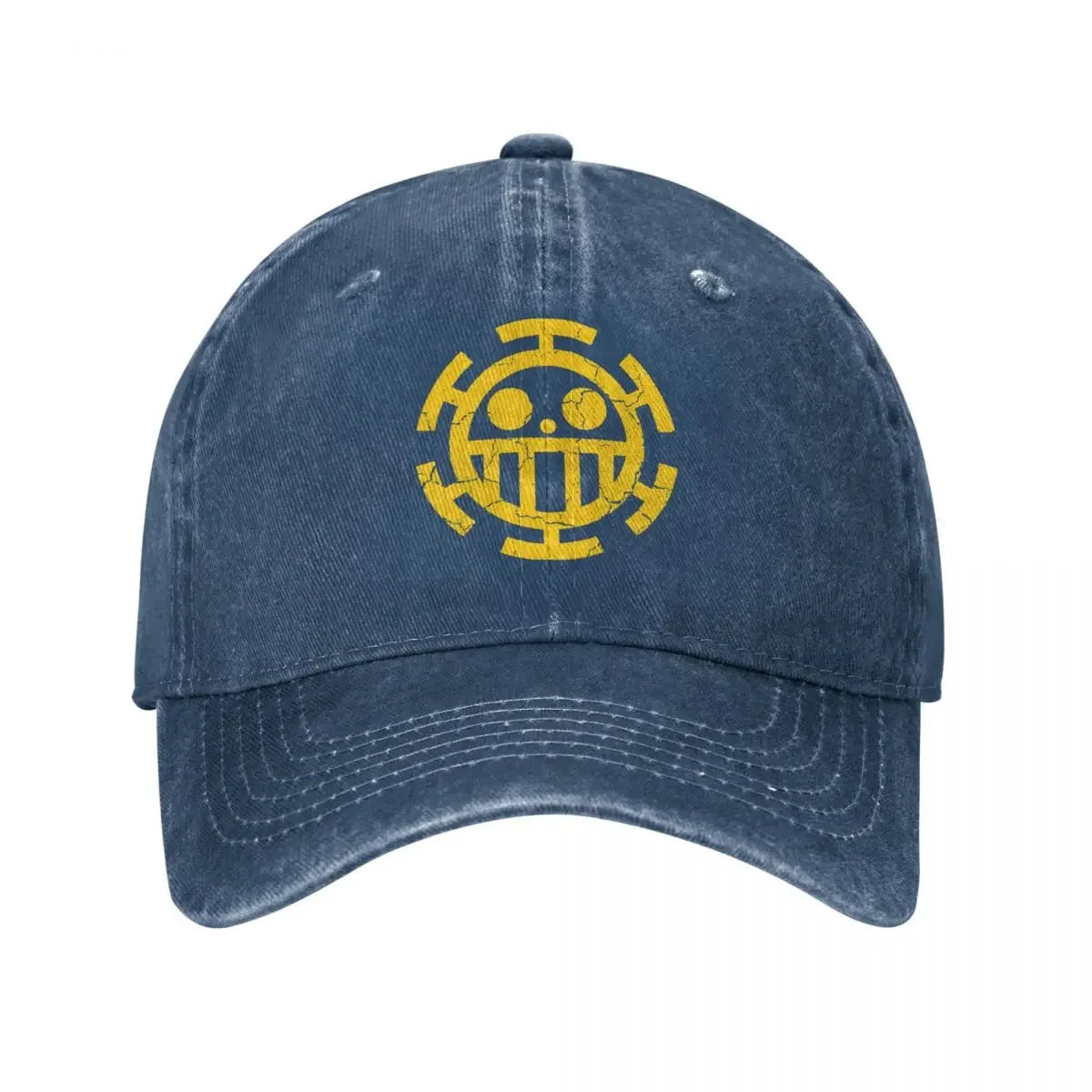 Skull One Piece Anime Vintage Baseball Cap