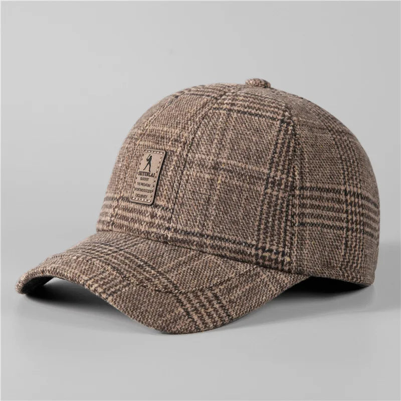 Winter Warm Baseball Hat With Ear Flaps