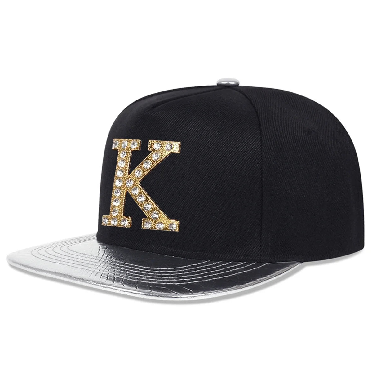 Unisex Diamond K Letter Label Hip-hop Hats