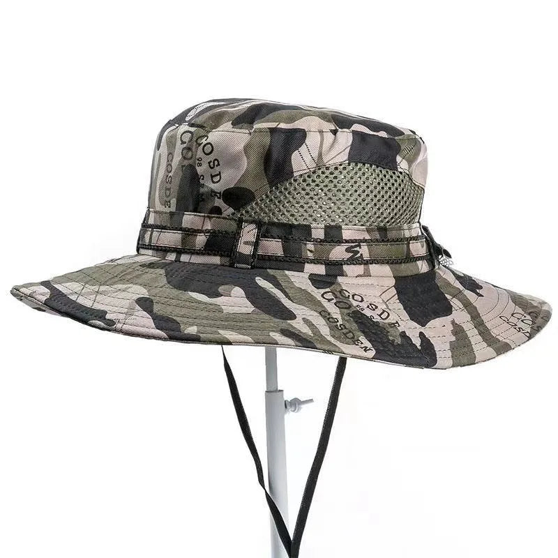Camouflage Sun Protection Bucket Hat