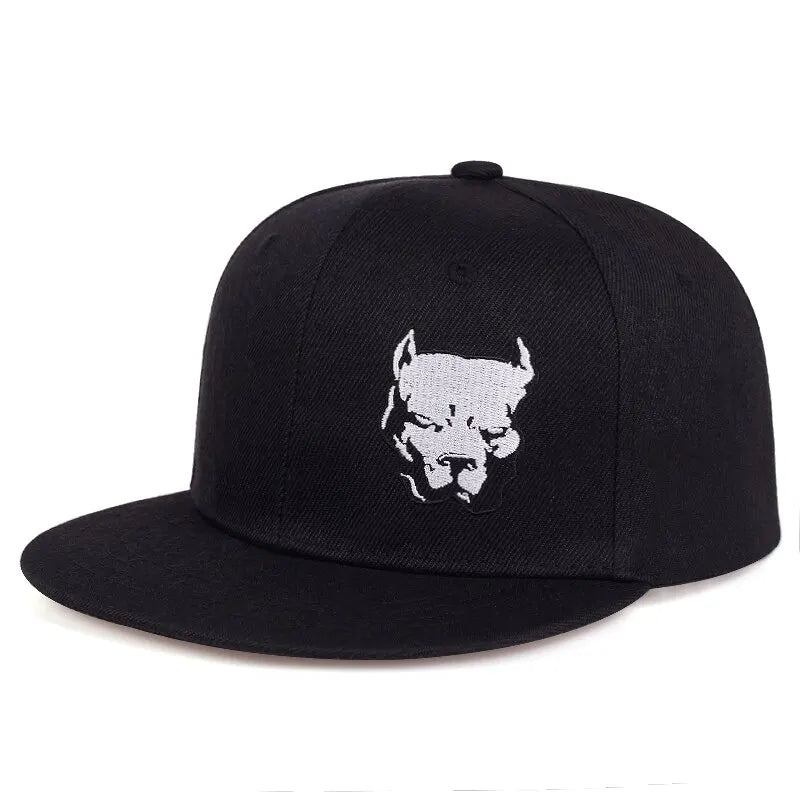Unisex Dog Head Embroidery Embroidery Hip-hop Hats