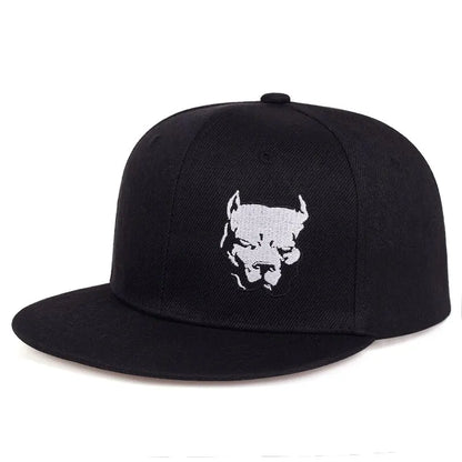Unisex Dog Head Embroidery Embroidery Hip-hop Hats