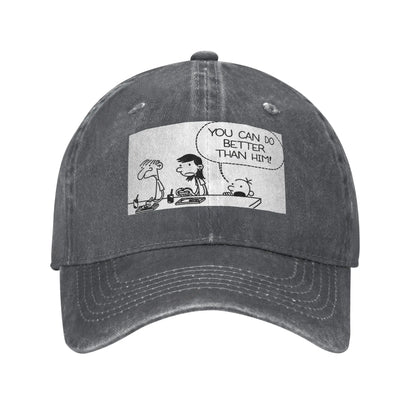 Diary Of Wimpy Kid Better Than Him Denim Baseball Cap