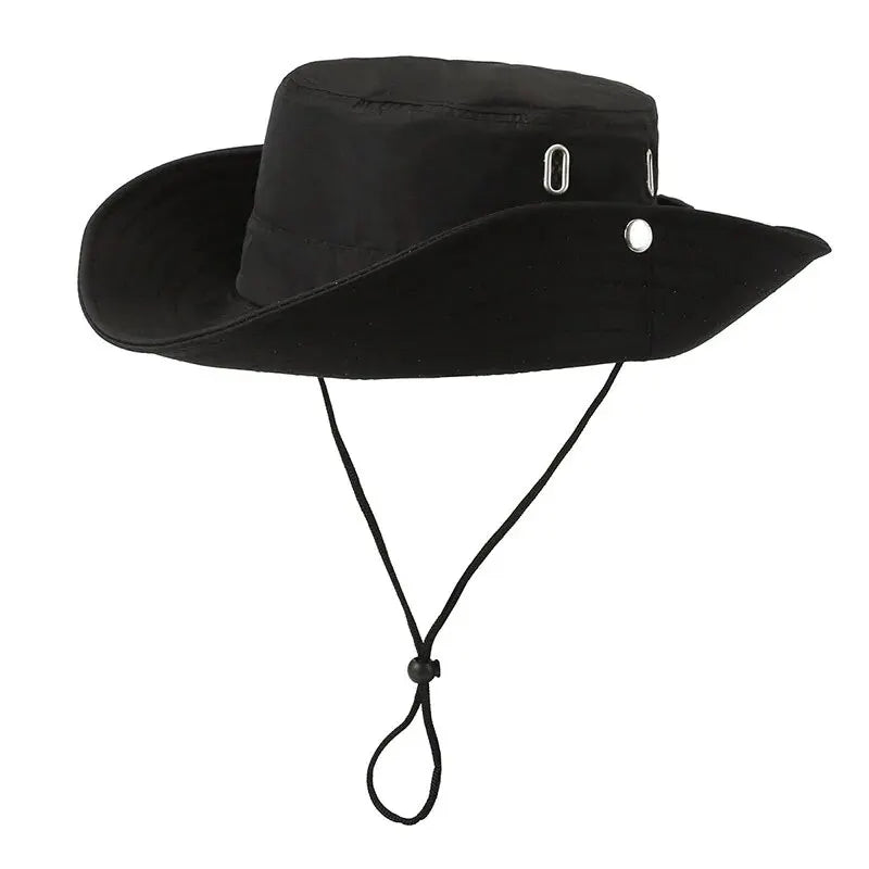 Unisex Large Brim Breathable Fishing Bucket Hat