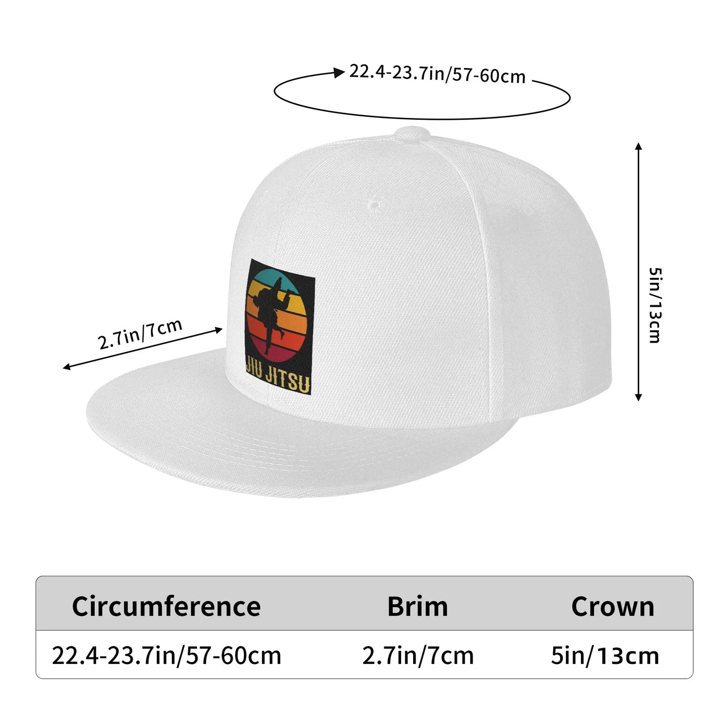 Brazilian Jiu Jitsu Sunset Snapback Cap