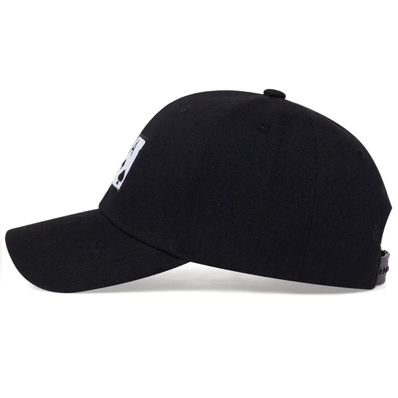 Unisex Poker Embroidery Baseball Caps