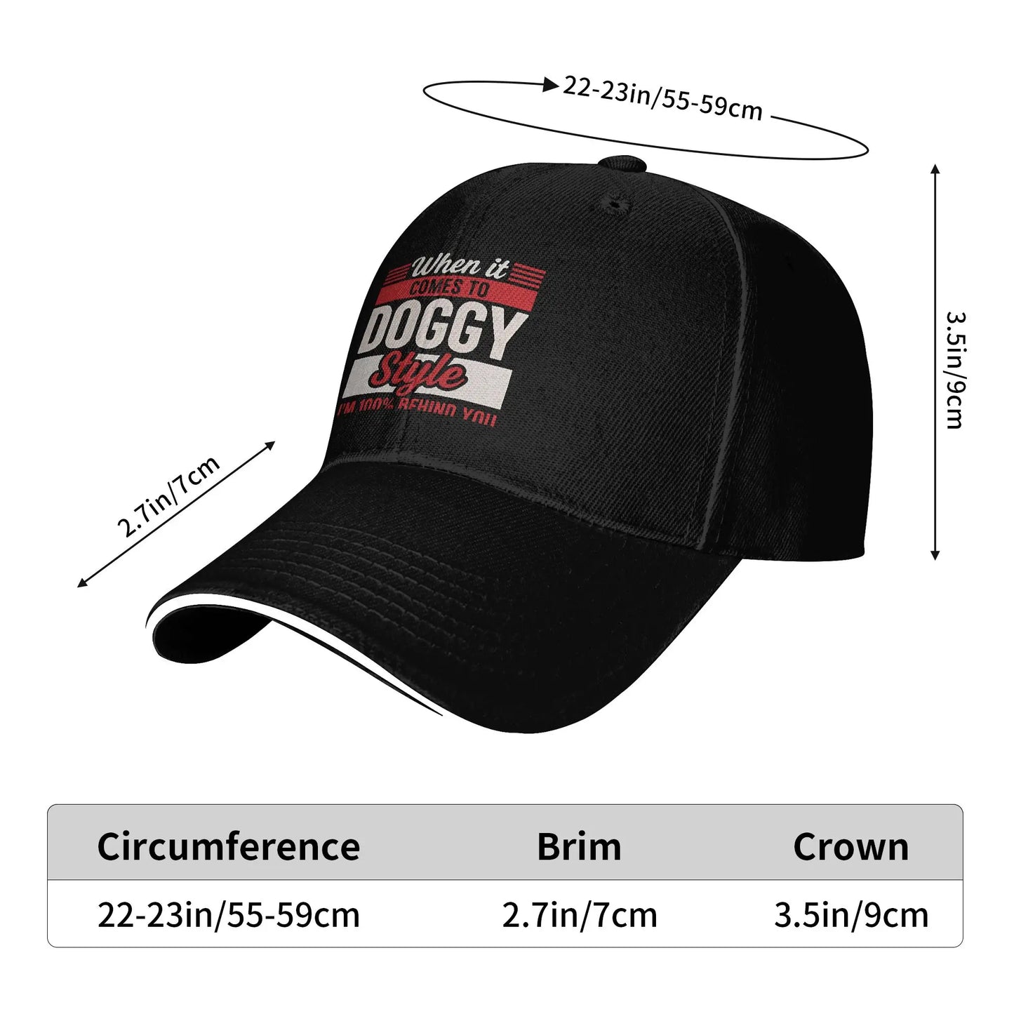 Funny Doggy Style Summer Trucker Baseball Cap