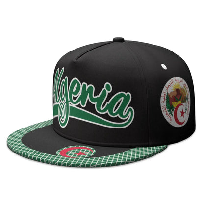 Custom Arabic DZ Flat-Brim Hip-Hop Snapback