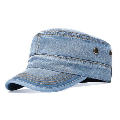 VOBOOM Washed Denim Army Baseball Cap