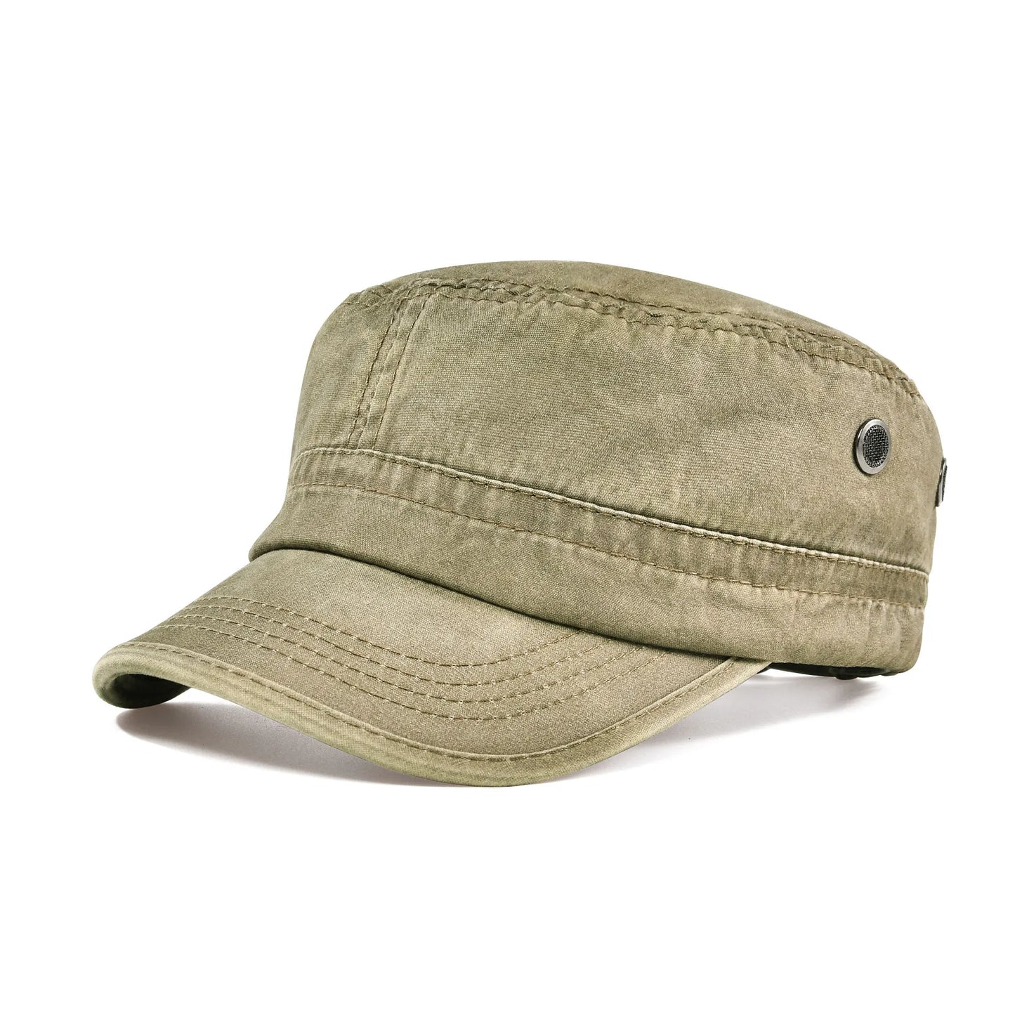 VOBOOM Washed Denim Army Baseball Cap
