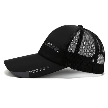 Unisex Mesh Ponytail Snapback Baseball Cap