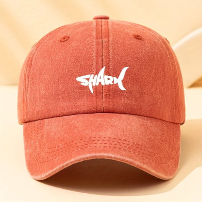 Shark Print Baseball Cap
