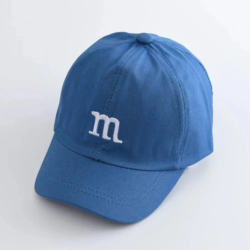 Cartoon Letter Cotton Baseball Cap For Kids
