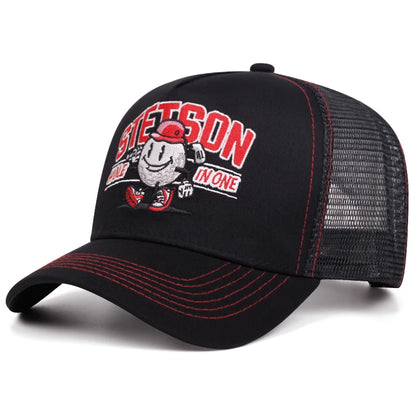 Stetson Snowman Mesh Baseball Cap