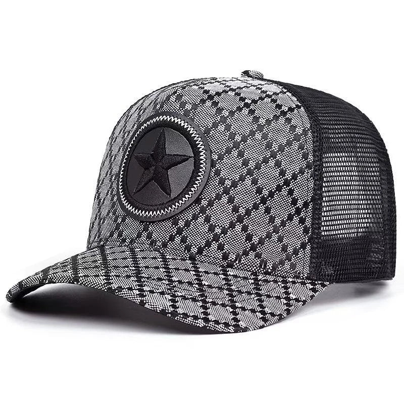 Five Point Star Mesh Hip Hop Baseball Cap