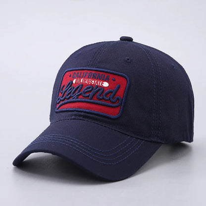 LEGEND 3D Letter Embroidered Cotton Baseball Cap