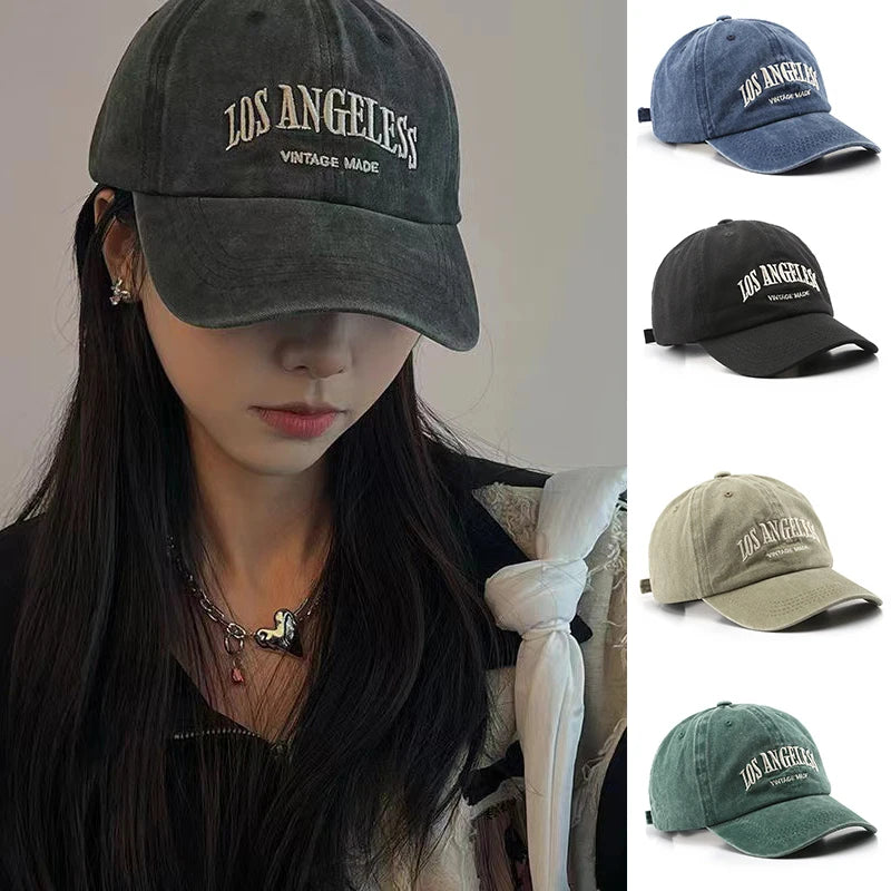 Casual Retro Cotton Embroidery Baseball Cap