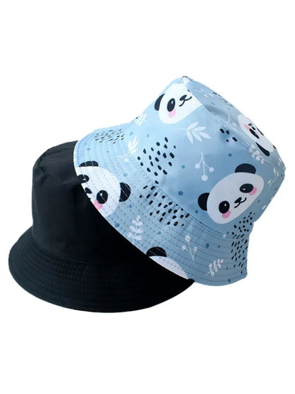 Unisex Double Sided Panda Bucket Hat