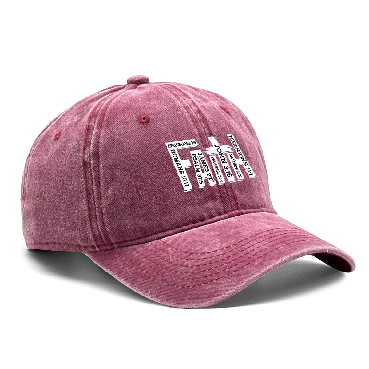 Faith Printed Adjustable Snapback Retro Baseball Cap