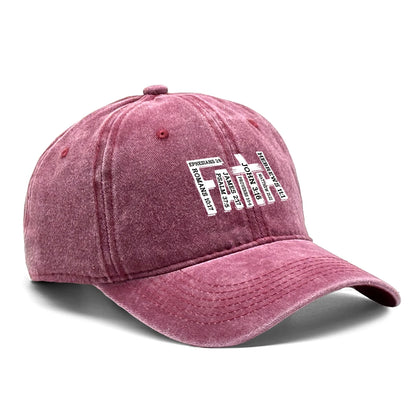 Faith Printed Adjustable Snapback Retro Baseball Cap