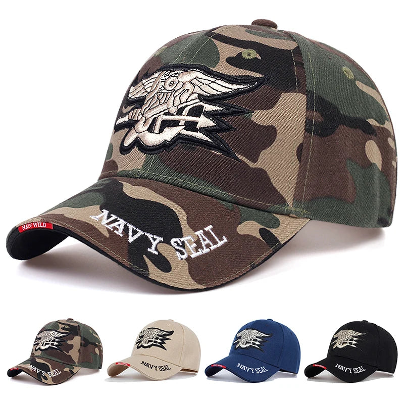 Unisex Seal Assault Team Embroidery Baseball Caps