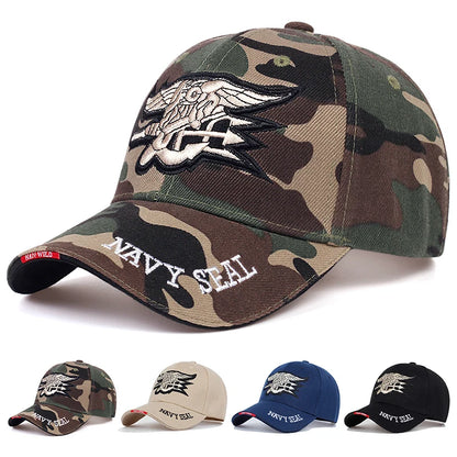 Unisex Seal Assault Team Embroidery Baseball Caps