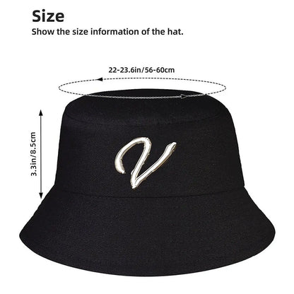 V Shape Graphic Winter Fisherman Bucket Hat