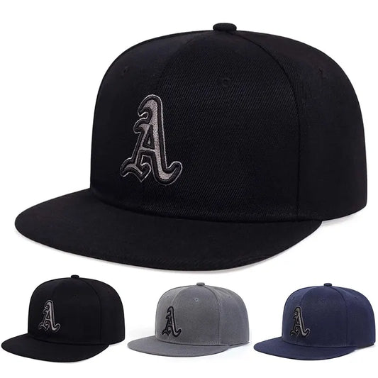 Unisex Gothic Alphabet Embroidery Hip-hop Hats