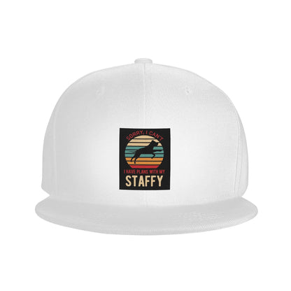 Funny Staffordshire Bull Terrier Graphic Snapback Cap