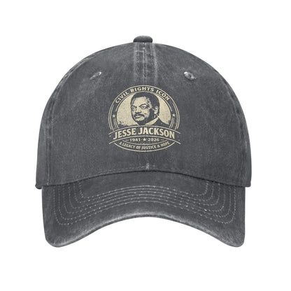 Jesse Jackson Washed Trucker Style Baseball Cap