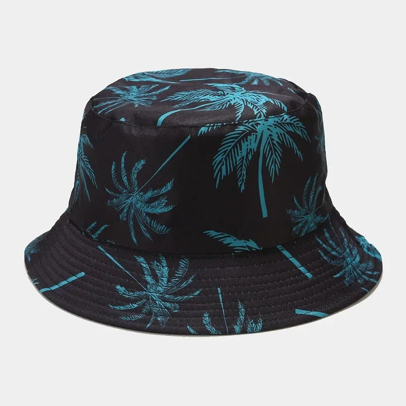 Coco Print Sun Protection Bucket Hat