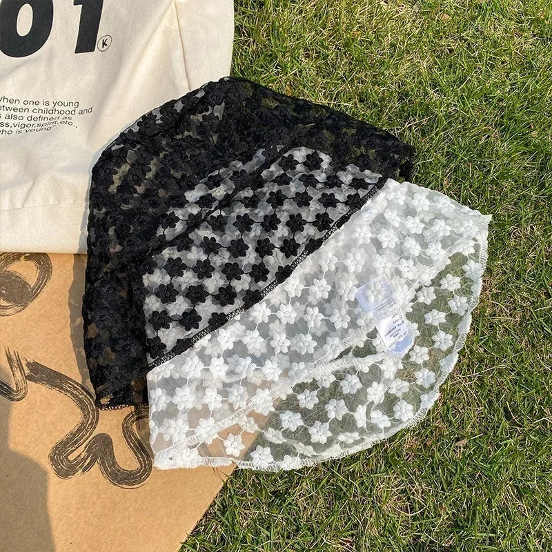 Lace Fashion Summer Breathable Shade Bucket Hat